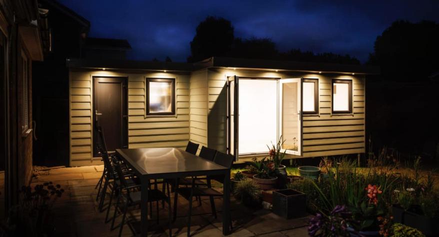 Garden Room Lighting in Hereford